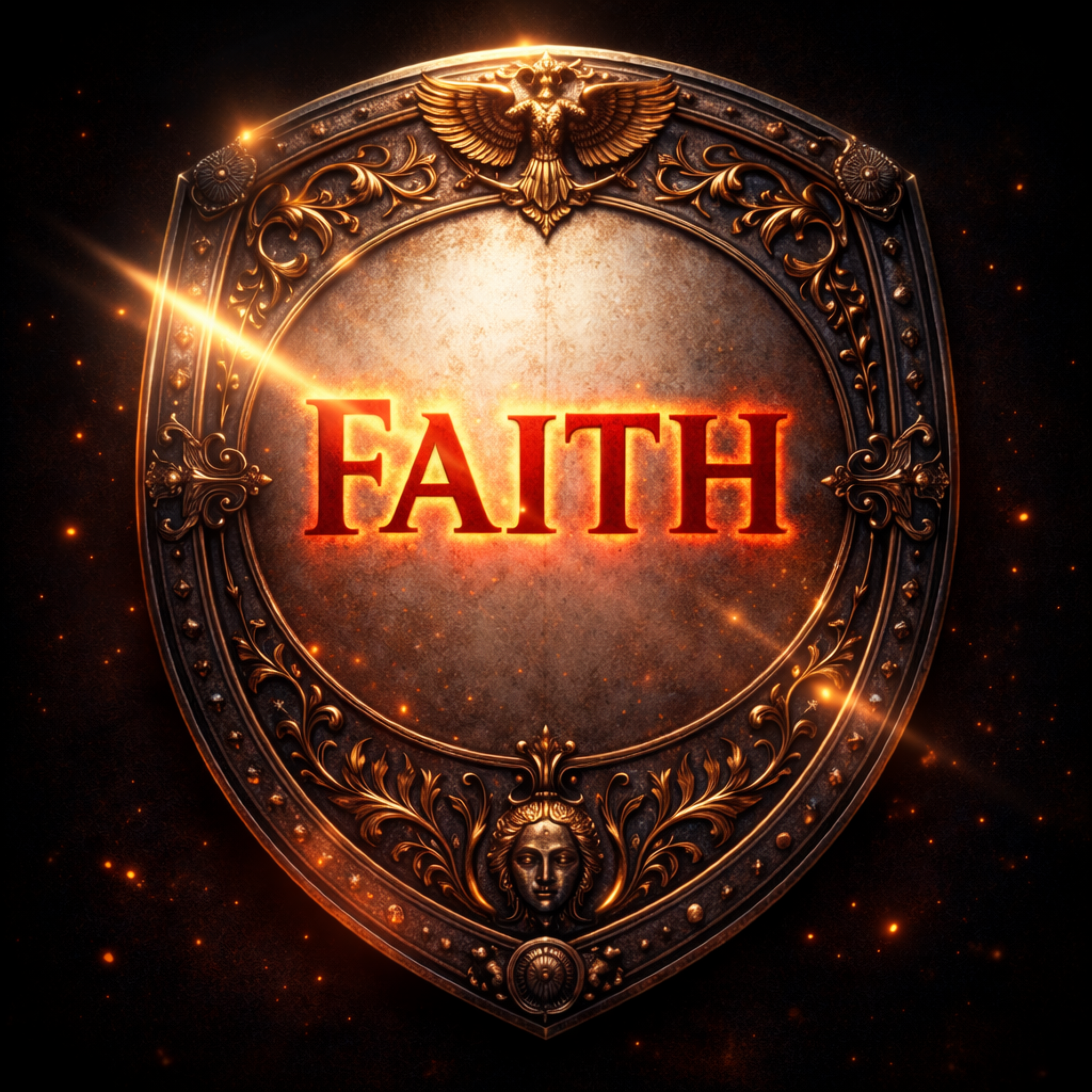 FAITHSHIELD Roman shield icon